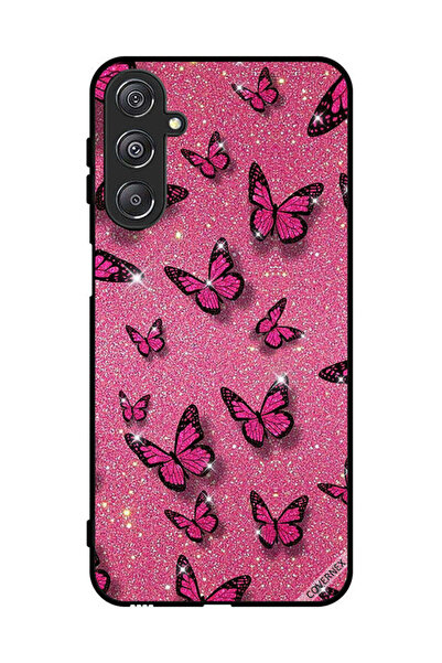Covernex غطاء حماية لهاتف سامسونج جالاكسي M34 5G برسومات لامعة وفراشات