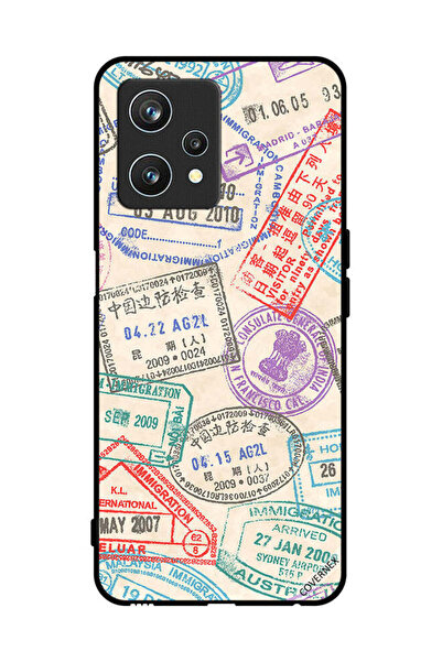 Covernex غطاء حماية لهاتف Realme 9 Pro بنمط طوابع السفر