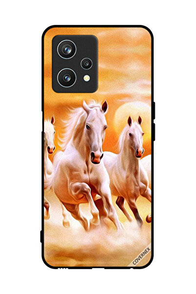 Covernex غطاء حماية لهاتف Realme 9 Pro - خيول تركض