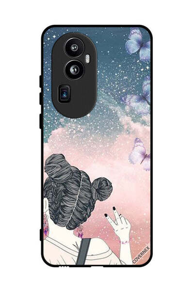 Covernex غطاء حماية لهاتف Oppo Reno 10 Pro Plus بتصميم علامة النصر