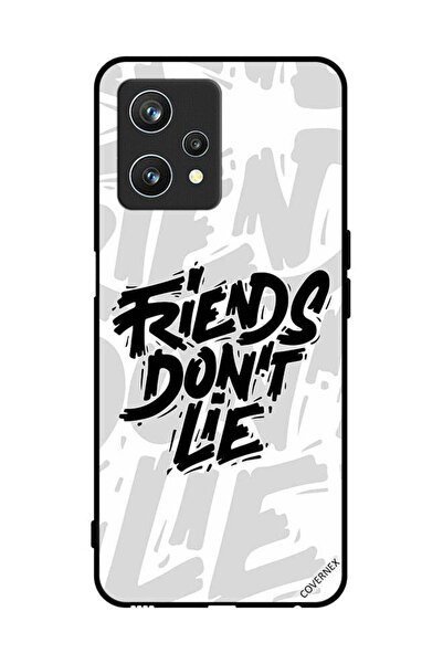 Covernex غطاء حماية لهاتف Realme 9 Pro بخط اليد - أصدقاء لا يكذبون