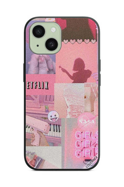 Covernex غطاء حماية لهاتف Apple iPhone 15 - مشبك فني للبنات