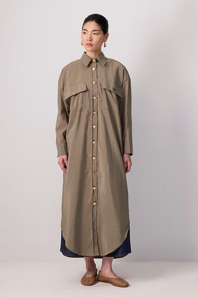 Touché Privé Pocketed Kupra Long Jacket