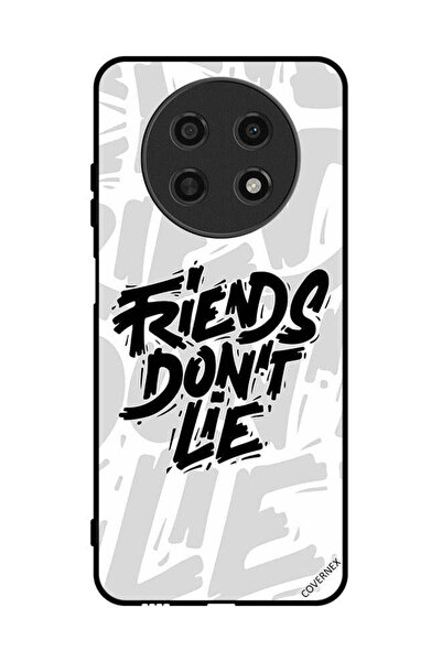 Covernex غطاء حماية لهاتف هواوي نوفا Y91 - الخط العربي - الأصدقاء لا يكذبون