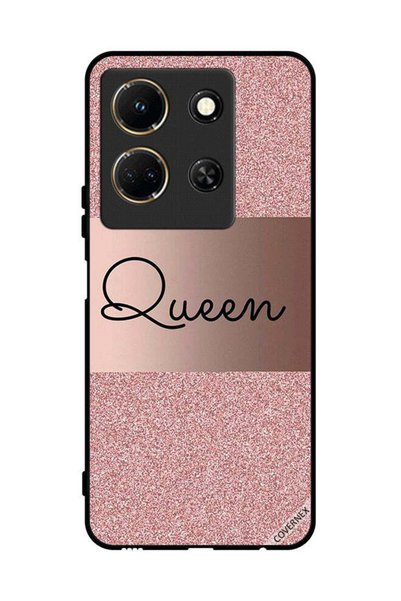 Covernex غطاء حماية لهاتف Infinix Note 30 بخلفية لامعة من Queen Glitters