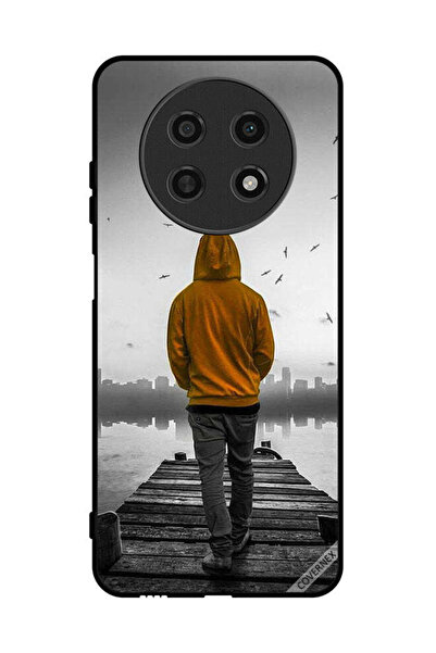 Covernex غطاء حماية لهاتف هواوي نوفا Y91 - فتى حزين يمشي