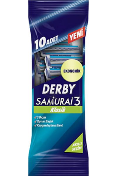 Mena Rise Şirinshop Derby Samurai 3 Knife Classic 10 Pieces with Pouch 1108107