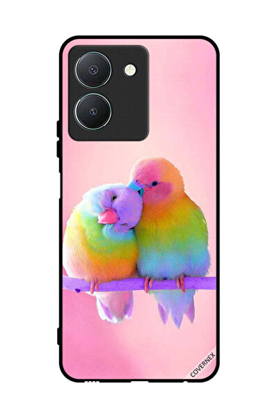 Covernex غطاء حماية لهاتف Vivo Y36 5G برسومات طيور لطيفة