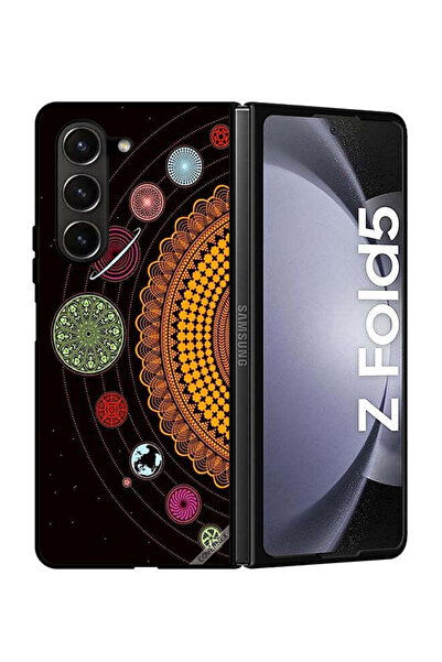 Covernex غطاء حماية لهاتف سامسونج جالاكسي زد فولد 5، تصميم فن النظام الشمسي م...