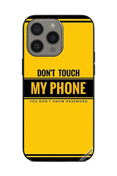 Covernex غطاء حماية لهاتف Apple iPhone 15 Pro Max لا تلمس هاتفي أنت لا تعرف ك...