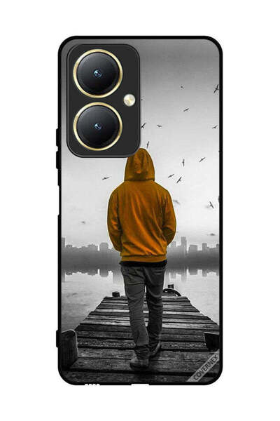 Covernex غطاء حماية لهاتف فيفو Y27 4G - فتى حزين يمشي