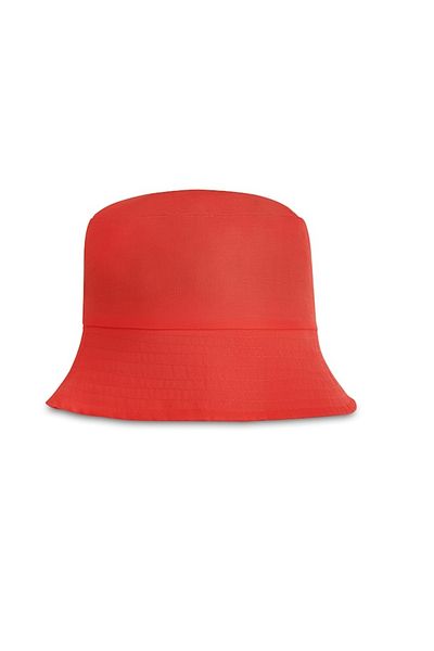 dalimag Red Bucket Hat, Polyester Panama, 58 cm