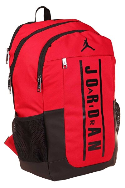 jordanair Jordan Air Boston Kırmızı Renk Laptop Bölmeli Okul ve Günlük Sırt Çantası - Q3115