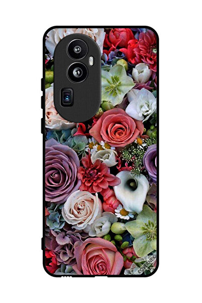 Covernex غطاء حماية لهاتف Oppo Reno 10 Pro Plus بنقشة الورود والأوراق