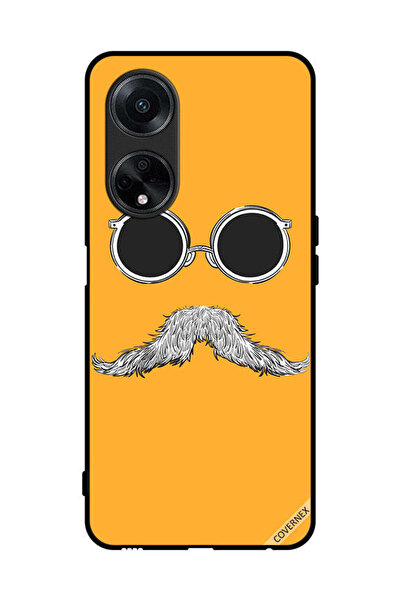 Covernex غطاء حماية لهاتف Oppo F23 5G مع نظارات وفن الشارب