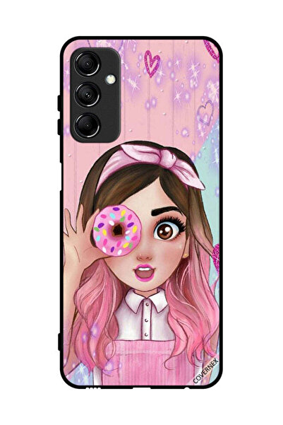 Covernex غطاء حماية لهاتف سامسونج جالاكسي M14 5G - فن فتاة محبة الدونات