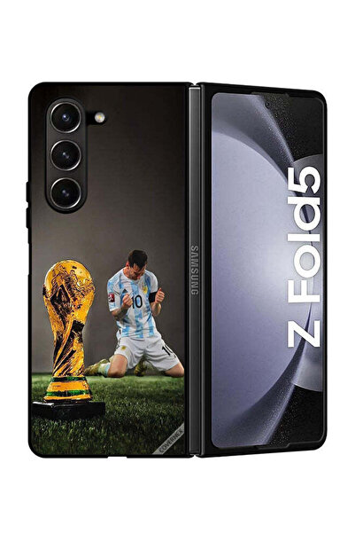 Covernex غطاء حماية لهاتف سامسونج جالاكسي زد فولد 5 مع صورة ليو ميسي وكأس الفيفا