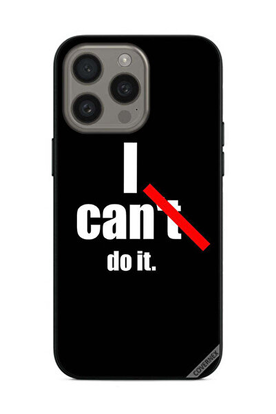 Covernex غطاء حماية لهاتف Apple iPhone 15 Pro Max - أستطيع فعل ذلك