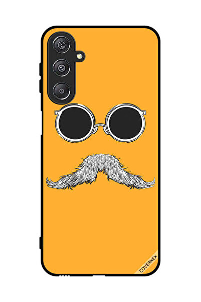 Covernex غطاء حماية لهاتف سامسونج جالاكسي M34 5G مع نظارات وفن الشارب