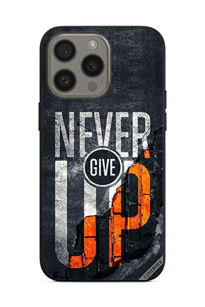 Covernex غطاء حماية لجهاز Apple iPhone 15 Pro Max لا تستسلم أبدًا