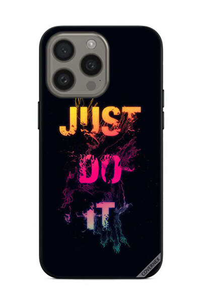Covernex غطاء حماية لجهاز Apple iPhone 15 Pro - Just Do It