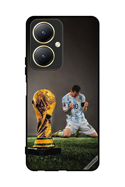 Covernex غطاء حماية لهاتف فيفو Y27 4G مع صورة ليو ميسي وكأس الفيفا