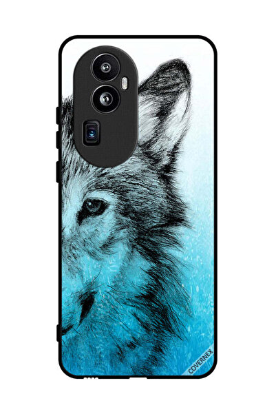 Covernex غطاء حماية لهاتف Oppo Reno 10 Pro Plus نصف وجه ذئب