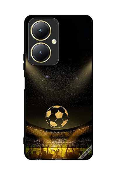 Covernex غطاء حماية لهاتف فيفو Y35 Plus 5G، خلفية فيلم كرة قدم كلاسيكية باللو...