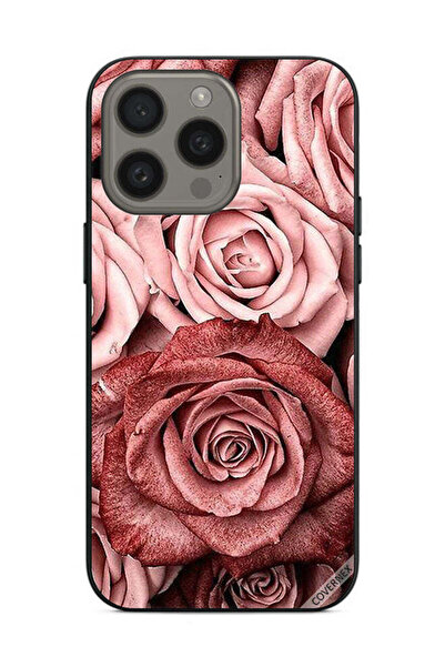 Covernex غطاء حماية لهاتف Apple iPhone 15 Pro Max - زهور الخوخ