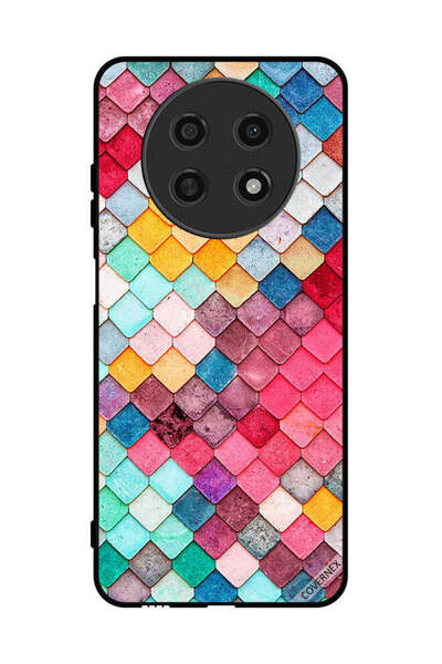 Covernex غطاء حماية لهاتف هواوي نوفا Y91 بنمط مربع ماسي