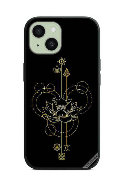 Covernex Protective Case Cover For Apple iPhone 15 Plus Modern Flower Art