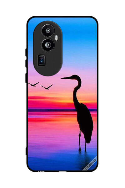 Covernex غطاء حماية لهاتف Oppo Reno 10 Pro Plus - شوك وطيور