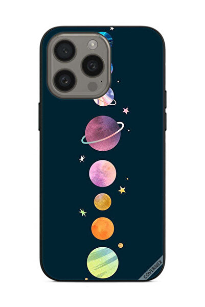 Covernex غطاء حماية لهاتف Apple iPhone 15 Pro Max - كواكب في صف واحد