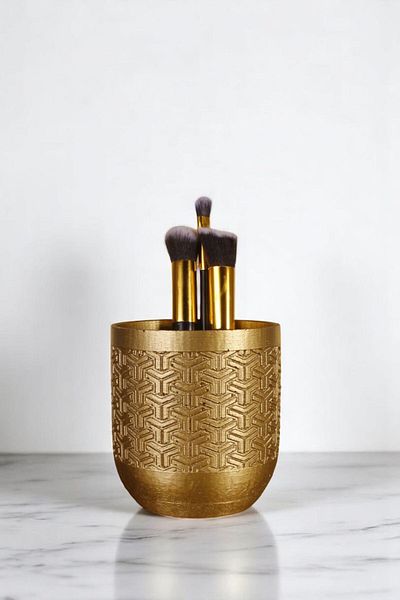 Evene Makeup Organizer Βούρτσα Μακιγιάζ Organizer Organizer Χρυσό Χρώμα Μοντέλο 77