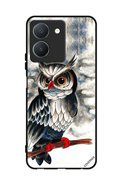 Covernex Protective Case Cover For Vivo Y36 5G Owl Drawing Art