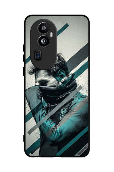Covernex غطاء حماية لهاتف Oppo Reno 10 Pro Plus وجه ميسي المختبئ