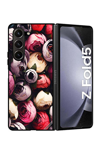 Covernex غطاء حماية لهاتف سامسونج جالاكسي زد فولد 5 - وردي داكن مخروطي