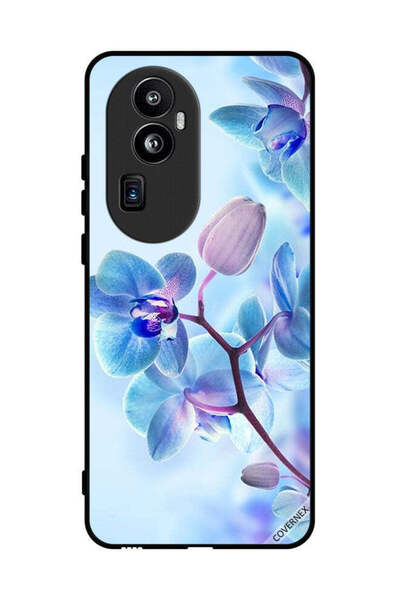 Covernex غطاء حماية لهاتف Oppo Reno 10 بنقشة زهور الأوركيد الصينية