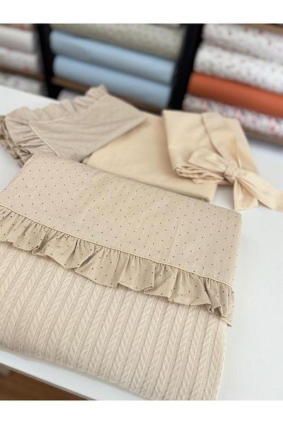 GAYE EV TEKSTİLİ Cotton Oeko-Tex Certified Single Pique Set