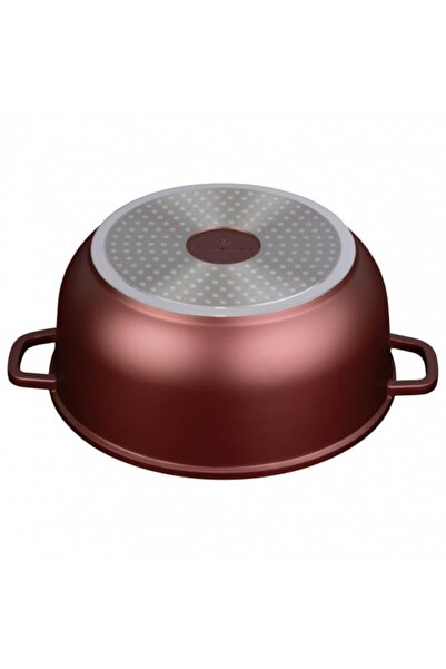 Blaumann Pot with lid, cast aluminum, marble ceramic coating, size 30x13.5 cm, 7.9L, BL-4082