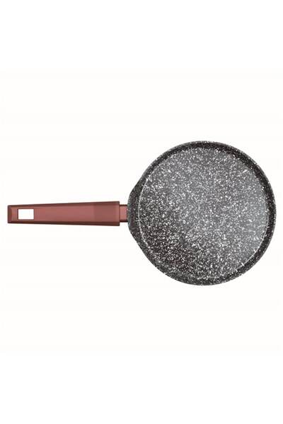 Blaumann Aluminum Pancake Pan, 25x1.8 cm, Marble Ceramic Coating, Induction Base