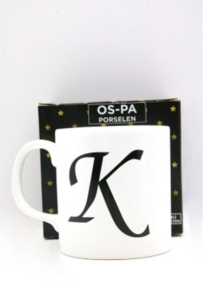 Mena Rise Şirinshop One Letter Ceramic Mug 1108107