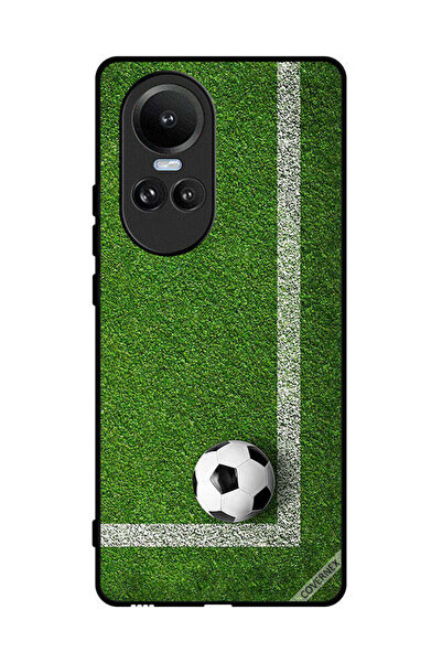 Covernex غطاء حماية لهاتف Oppo Reno10 - كرة قدم في الزاوية