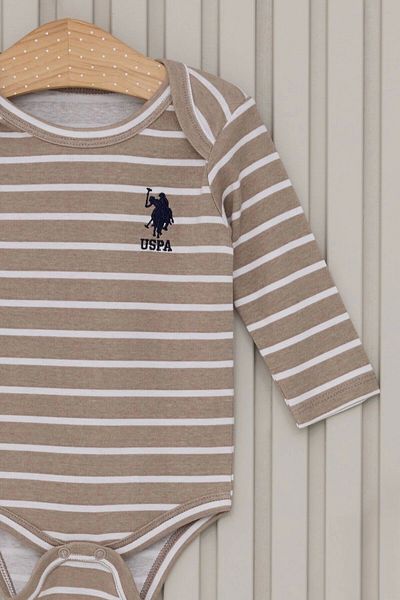 U.S. Polo Assn. Baby Boy 2-Piece Set - Sand