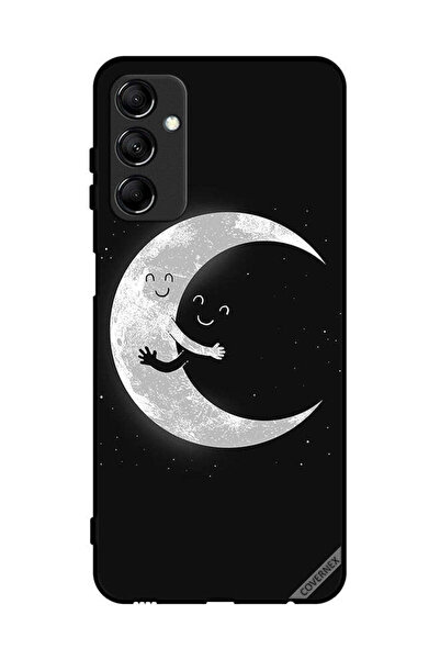 Covernex غطاء حماية لهاتف سامسونج جالاكسي M14 5G عناق القمر والسماء المظلمة