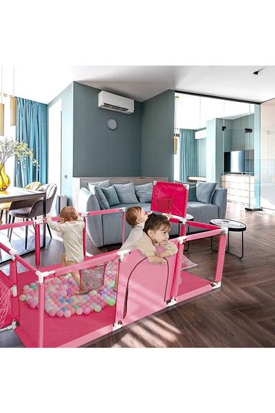 rexa Activity Foldable Playpen Room , balls are not included in this item , 122x182x66cm