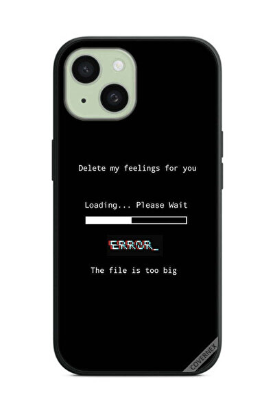 Covernex غطاء حماية لهاتف Apple iPhone 15 - خلفية شاشة حذف مشاعري تجاهك