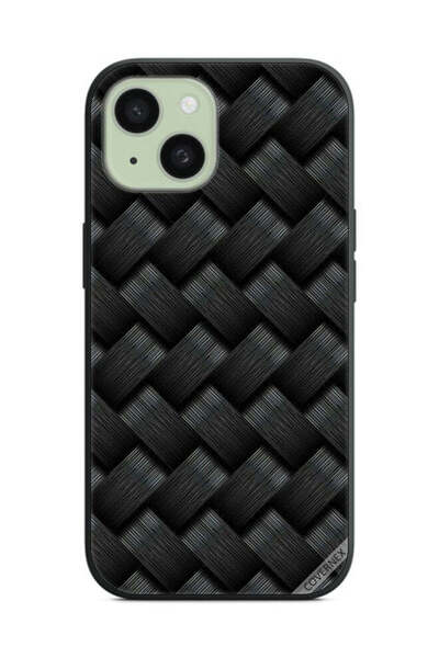 Covernex غطاء حماية لهاتف Apple iPhone 15 بنمط خطوط داكنة