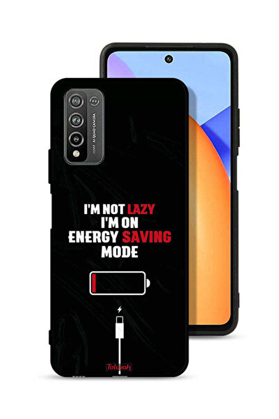 Tolwak غطاء حماية لهاتف Honor 10X Lite - أنا لست كسولاً، أنا في وضع توفير الطاقة