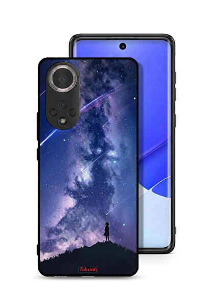 Tolwak غطاء حماية لهاتف Honor 50 بنقشة نجوم متحركة